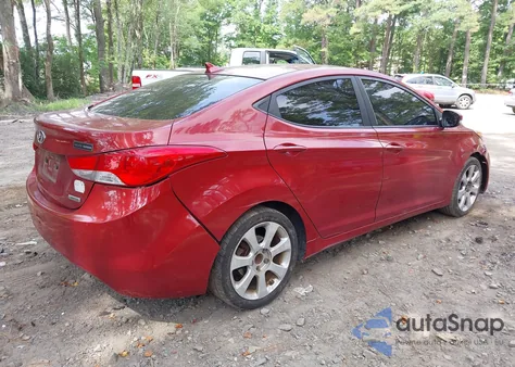 2012 Hyundai Elantra Limited (Ulsan Plant) from USA, damaged, VIN KMHDH4AE7CU456226